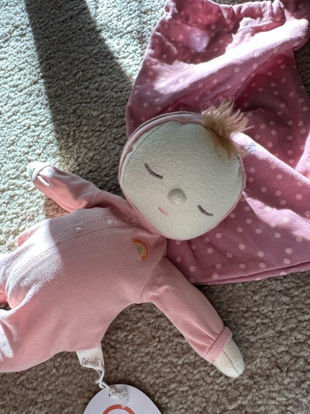 Dozy Dinkums Pink Sleepy Doll Plush by - Picture 4 of 6